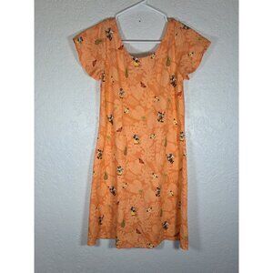 Tommy Bahama x Disney Parks Mickey & Minnie Mouse Orange Tropical Dress Size XS